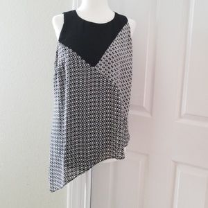 Alfani Asymmetrical Top with Beaded Neckline